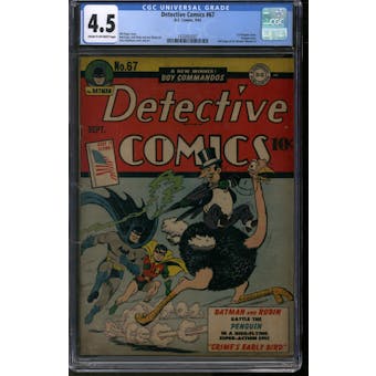 Detective Comics #67 CGC 4.5 (C-OW) *1420452007*