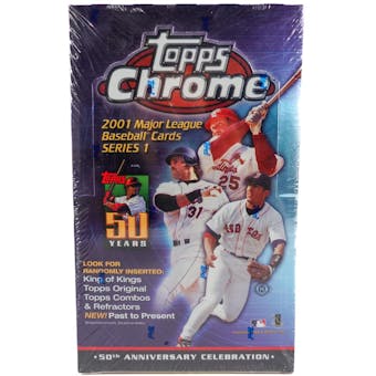 2001 Topps Chrome Series 1 Baseball Hobby Box