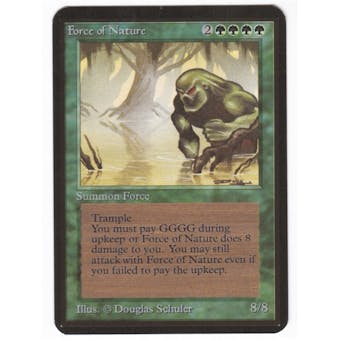 Magic the Gathering Alpha Single Force of Nature - NEAR MINT (NM)