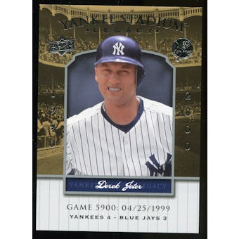 2008 Upper Deck Yankee Stadium Legacy Collection #5900 Derek Jeter