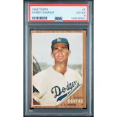 1962 Topps Sandy Koufax #5 PSA 4