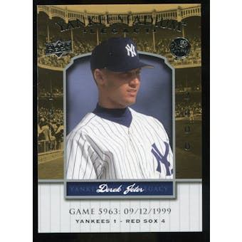 2008 Upper Deck Yankee Stadium Legacy Collection #5963 Derek Jeter
