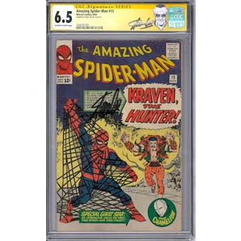 Amazing Spider-Man #15 CGC 6.5 Stan Lee Signature Series (OW-W) *1436781005*