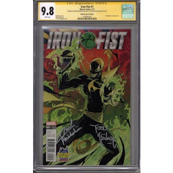 Iron Fist #1 Midtown Comics Variant Mcfarlane Michelinie Signature Series CGC 9.8 (W)