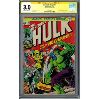 Incredible Hulk #181 CGC 3.0 Stan Lee Signature Series (OW-W) *1439724002*