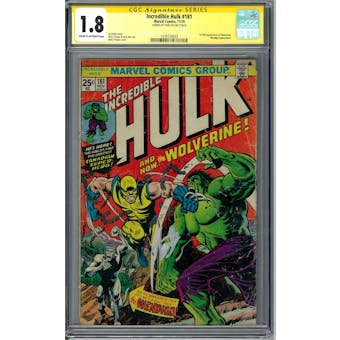 Incredible Hulk #181 CGC 1.8 Stan Lee Signature Series (C-OW) *1439724003*