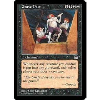 Magic the Gathering Stronghold Single Grave Pact - NEAR MINT (NM)