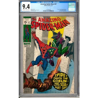 Amazing Spider-Man #97 CGC 9.4 (OW-W) *1444876002*