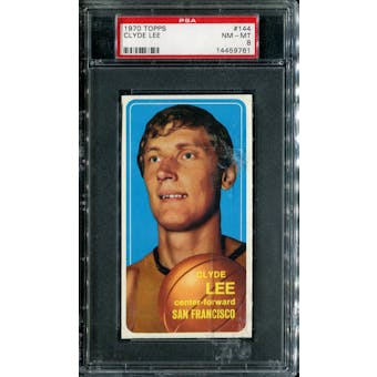 1970/71 Topps Basketball #144 Clyde Lee PSA 8 (NM-MT) *9761