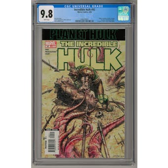 Incredible Hulk #92 CGC 9.8 (W) *1446339001*