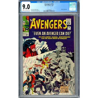 Avengers #14 CGC 9.0 (C-OW) *1447688003*