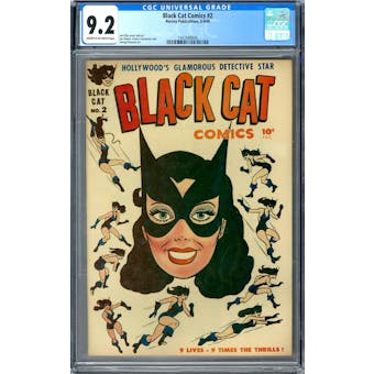 Black Cat Comics #2 CGC 9.2 (C-OW) *1447688006*
