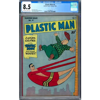 Plastic Man #4 CGC 8.5 (OW-W) *1447688018*