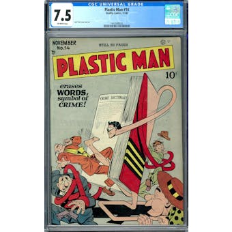 Plastic Man #14 CGC 7.5 (OW) *1447688020*