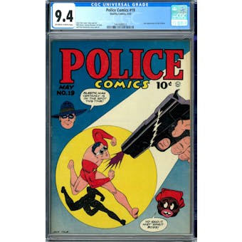 Police Comics #19 CGC 9.4 (OW-W) *1447688022*