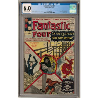 Fantastic Four #17 CGC 6.0 (OW-W) *1447964008*