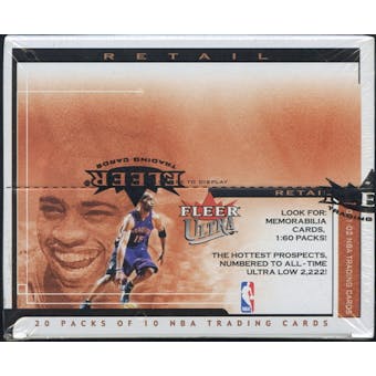 2001/02 Fleer Ultra Basketball Retail Box