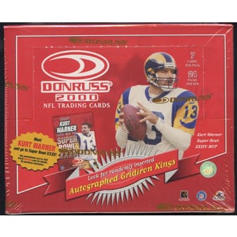 2000 Donruss Football Retail Box