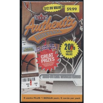 2003/04 Fleer Authentix Basketball Blaster Box