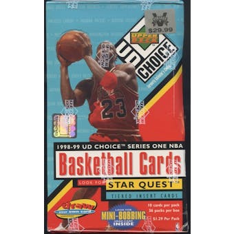 1998/99 Upper Deck Choice Series 1 Basketball Prepriced Box