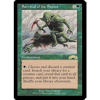 Magic the Gathering Exodus Single Survival of the Fittest - HEAVY PLAY (HP)