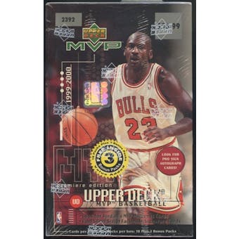 1999/00 Upper Deck MVP Basketball Blaster Box