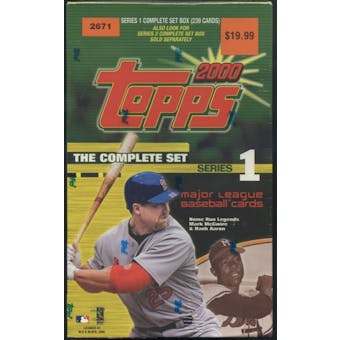 2000 Topps Series 1 Baseball Factory Retail Set