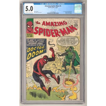 Amazing Spider-Man #5 CGC 5.0 (OW-W) *1451640004*