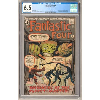 Fantastic Four #8 CGC 6.5 (OW-W) *1451640009*