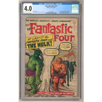 Fantastic Four #12 CGC 4.0 (C-OW) *1451640010*