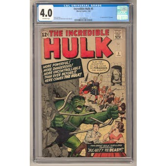 Incredible Hulk #5 CGC 4.0 (OW) *1451640016*
