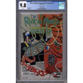 Rick and Morty: Pocket Like You Stole It #1 Nerd Block Variant CGC 9.8 (W) *1452293001*