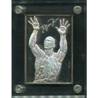 1996 Upper Deck Michael Jordan 6 Troy Oz Silver Ingot Sample Card