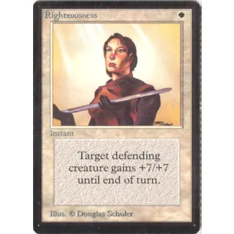 Magic the Gathering Beta Single Righteousness - NEAR MINT (NM)