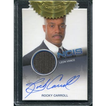 2012 Rittenhouse NCIS Autograph Relics #2 Rocky Carroll issued as 2-box incentive