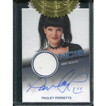 2012 Rittenhouse NCIS Autograph Relics #1 Pauley Perrette issued as 4-box incentive