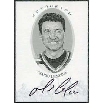 2010/11 In the Game ITG Enshrined Autographs Silver #AML Mario Lemieux Autograph /49