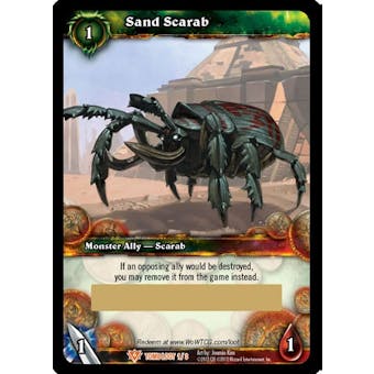 WoW Aftermath: Tomb of the Forgotten Sand Scarab Unscratched Loot Card