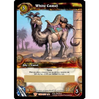 World of Warcraft WoW Aftermath: Tomb of the Forgotten White Camel Unscratched Loot Card