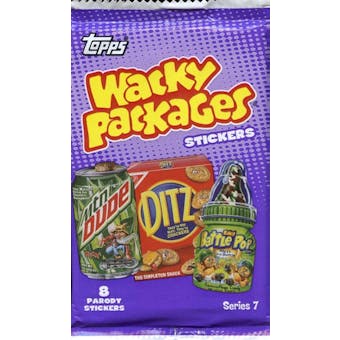 Wacky Packages Series 7 Trading Card Retail Pack (Topps 2010)