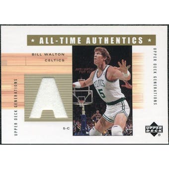 2002/03 Upper Deck Generations All-Time Authentics #BWA Bill Walton