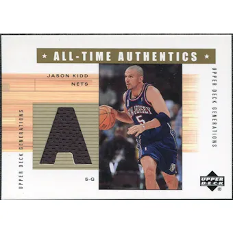 2002/03 Upper Deck Generations All-Time Authentics #JKA Jason Kidd