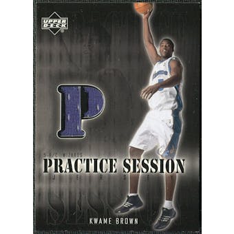 2002/03 Upper Deck Practice Session Jerseys #KWPS Kwame Brown