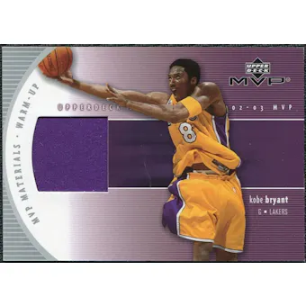 2002/03 Upper Deck Materials Warm Up #KBW Kobe Bryant
