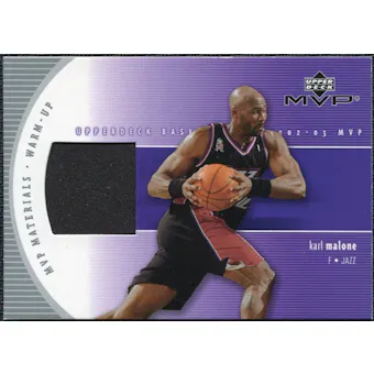2002/03 Upper Deck Materials Warm Up #KMW Karl Malone