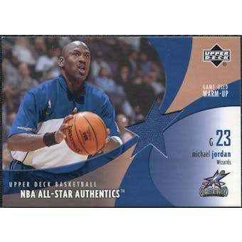 2002/03 Upper Deck All-Star Authentics Warm-Ups #MJAW Michael Jordan SP