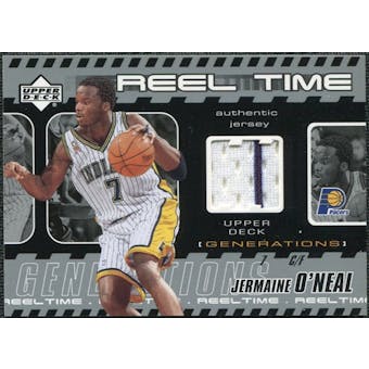 2002/03 Upper Deck Generations Reel Time Jersey #JOJ Jermaine O'Neal
