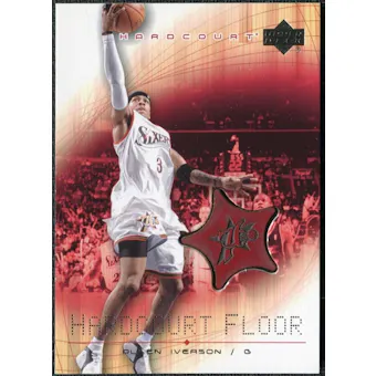 2003/04 Upper Deck Hardcourt Floor #AIF Allen Iverson