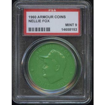 1960 Armour Coin Nellie Fox Green PSA 9 (MINT) *8153