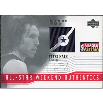2003/04 Upper Deck All-Star Weekend Authentics #ASSN Steve Nash